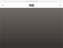 Tablet Screenshot of paige.com